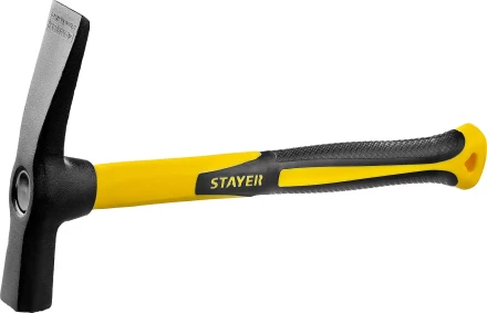 Молоток-кирочка КАМЕНЩИКА Fiberglass 600г с фиберглассовой рукояткой, STAYER Professional 20161 20161 купить в Надыме