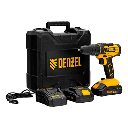 Дрель-шуруповерт аккумуляторная ударная Denzel CID-18-02BM, Li-Ion, 18 В, 2 акк. 26135 купить в Надыме