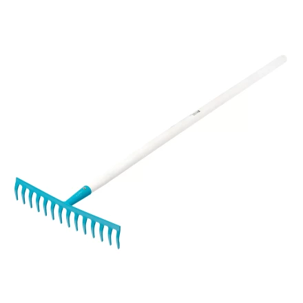 Грабли стальные Palisad, 360х1250 мм, 14 прямых зубьев, деревянный лакированный черенок, Luxe 6178988 купить в Надыме