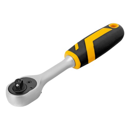 Ключ-трещотка 1/4&quot;  Denzel 14031, 90 зубьев, с быстрым сбросом, CrV купить в Надыме