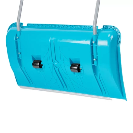 Скрепер для уборки снега Palisad 61800, полипропилен, колеса, 750х445х1275 мм, рукоятка с ПВХ, LUXE купить в Надыме