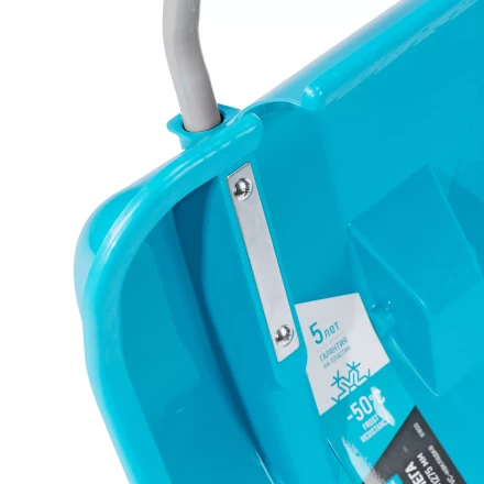 Скрепер для уборки снега Palisad 61800, полипропилен, колеса, 750х445х1275 мм, рукоятка с ПВХ, LUXE купить в Надыме