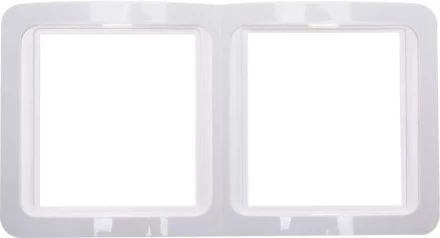 Панель СВЕТОЗАР "ГАММА" двойная вертикальная, цвет белый SV-54147-W купить в Надыме