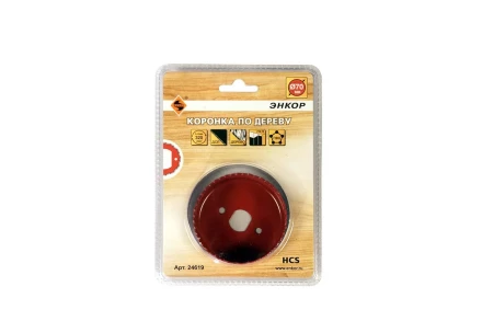 Коронка по дереву 70 мм Энкор 24619 купить в Надыме