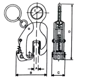 Захват для вертикального подъема листового металла тип DSQA-5.0 купить в Надыме