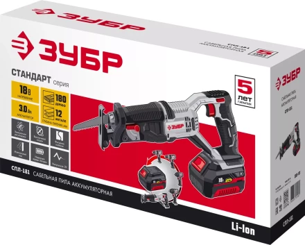 Пила сабельная аккумуляторная СПЛ-181 серия СТАНДАРТ купить в Надыме
