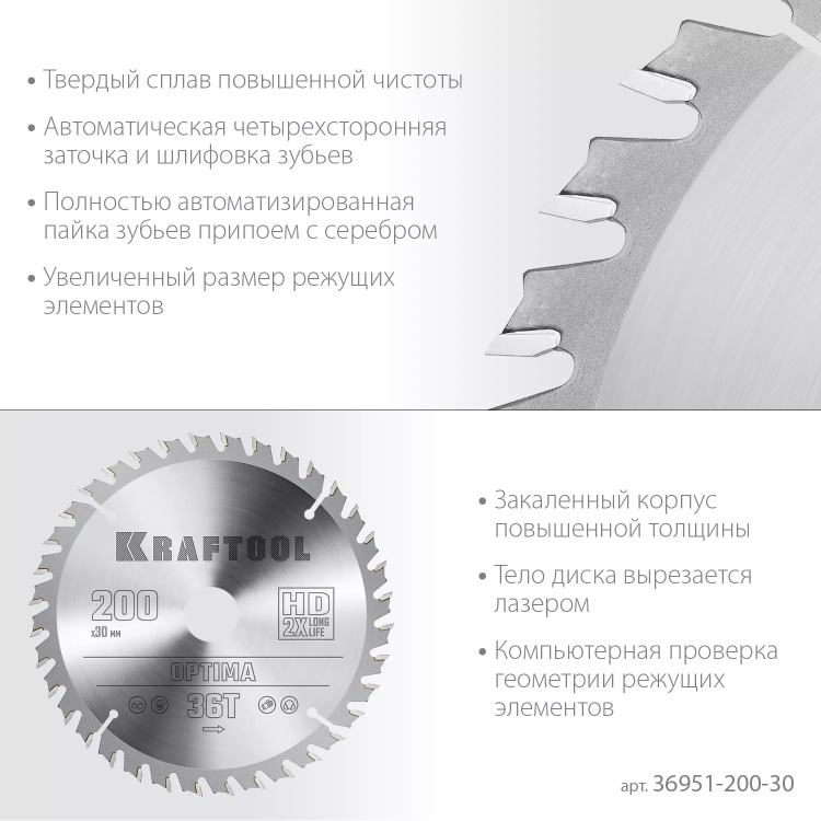 Диск пильный OPTIMA, повышенный ресурс 36951-200-30 купить в Надыме