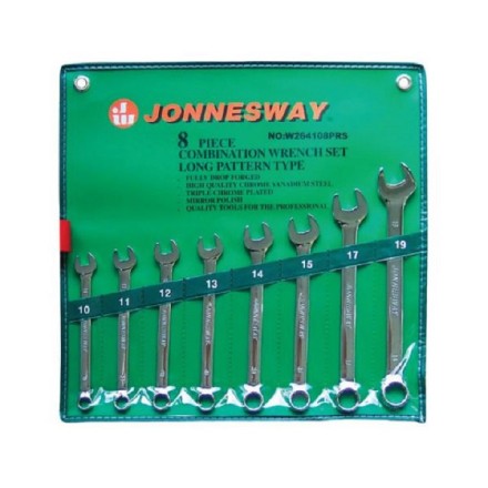 Набор ключей комбинированных удлиненных 10-19мм 8предметов Jonnesway W264108PRS 47376 купить в Надыме