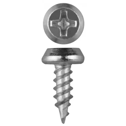 Саморезы ЗУБР "МАСТЕР" оцинкованные, для крепления лист. металла до 0.9мм, полуцилиндр. головка, 3.5x11мм, 1200шт 4-300121-35-11 купить в Надыме