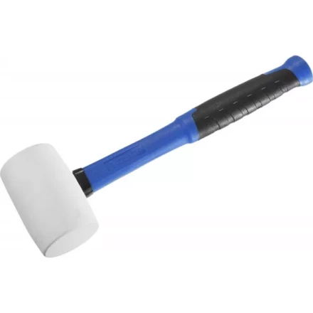 Киянка ЗУБР "ПРОФЕССИОНАЛ" резиновая белая, с фиберглассовой ручкой, 450г 20531-450_z02 купить в Надыме