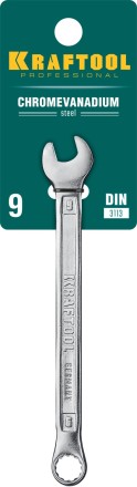 Ключи комбинированные KRAFTOOL, Cr-V, DIN 3113 27079-09 купить в Надыме