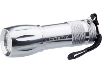 Фонарик светодиодный, алюминиевый корпус, влагозащищённый, 9Led, 3хААА, Stern 90502 купить в Надыме