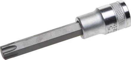 Торцовая бита-головка KRAFTOOL "INDUSTRIE QUALITAT", удлиненная, материал S2, TORX, сатинированная, 1/2", Т55 27906-55_z01 купить в Надыме