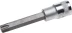 Торцовая бита-головка KRAFTOOL "INDUSTRIE QUALITAT", удлиненная, материал S2, TORX, сатинированная, 1/2", Т55 27906-55_z01 купить в Надыме