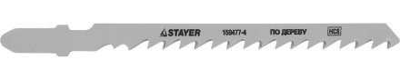 Полотна STAYER &quot;STANDARD&quot;, T244D, для эл.лобзиков, HCS, по дереву, фанере, ДСП, быстрый фигурный рез, EU, 74/4мм, 2шт 159477-4 купить в Надыме