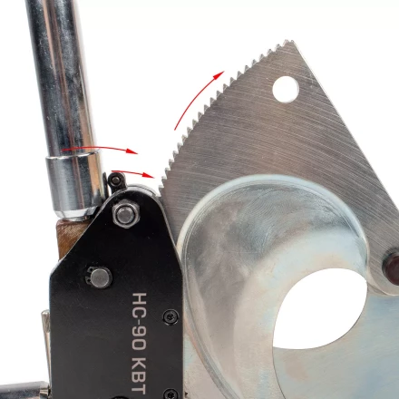 Секторные ножницы КВТ НС-90 для резки бронированных кабелей до 90 мм (84392) купить в Надыме