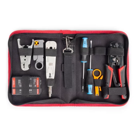 Набор КВТ LAN-8 для работ с сетевым кабелем (90348) купить в Надыме