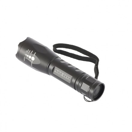 Фонарь 3 W CREE LED зум 3 режима 100% - 50% - стробоскоп ремешок 160 Лм 200 м 3хААА Stern 90581 купить в Надыме