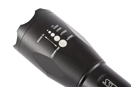 Фонарь 3 W CREE LED зум 3 режима 100% - 50% - стробоскоп ремешок 160 Лм 200 м 3хААА Stern 90581 купить в Надыме