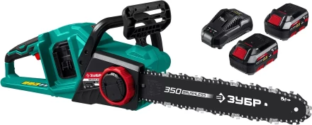 ЗУБР С1-18, 36 В, 35 см шина, 2х18 В АКБ (4 А·ч), бесщеточная цепная пила (ПЦЛ-3635-42) купить в Надыме