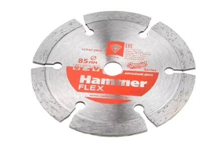 Круг алмазный HAMMER 206-236  Ф10х85мм сегментый по кирпичу купить в Надыме