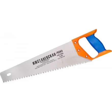 Ножовка "ИЖ" "ПРЕМИУМ" по дереву с двухкомпонентной пластиковой рукояткой, шаг 5мм, 400мм 1520-40-05_z01 купить в Надыме