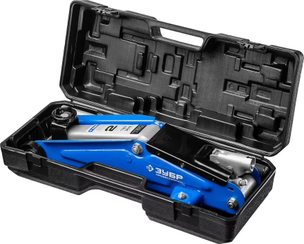 Домкрат гидравлический подкатной T50, 2т, 130-380мм, в кейсе, ЗУБР Профессионал 43052-2-K купить в Надыме