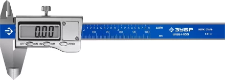ЗУБР ШЦЦ-I-100-0.01, 100 мм, электронный штангенциркуль, Профессионал (34463-100) купить в Надыме