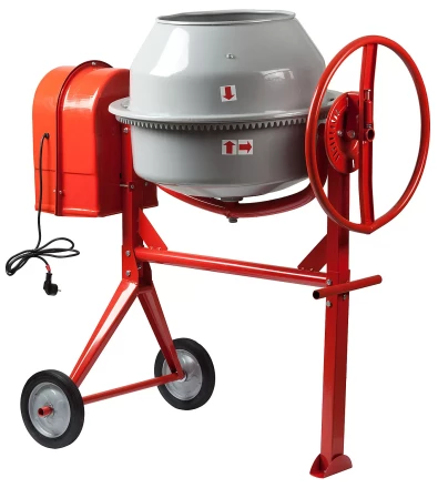 Бетоносмеситель ЗУБР электрический, чугунный венец, 120л, 375Вт ЗБСЭ-120 купить в Надыме