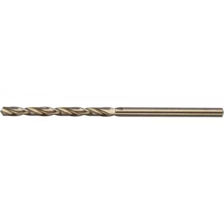 Сверло ЗУБР "ЭКСПЕРТ" КОБАЛЬТ по металлу, цилиндрический хвостовик, быстрорежущая сталь Р6М5К5, класс точн. А1, 2,5х57мм 4-29626-057-2.5 купить в Надыме