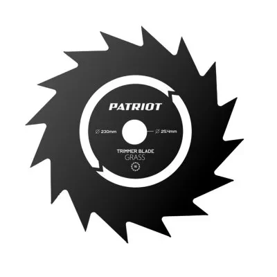 нож для травы PT-GSB16T  230x25.4x1.6   16-зубый   Patriot купить в Надыме