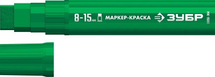 ЗУБР МК-1500 зеленый, 8-15 мм маркер-краска (06329-4) купить в Надыме