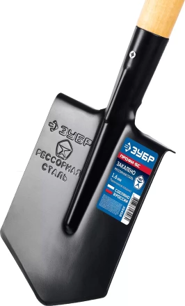 ЗУБР ПРОФИ-5С, 150х185х510мм, полотно рессорная сталь 1.6мм закалено, дерев. черенок высш. сорт, туристическая лопата, ПРОФЕССИОНАЛ (39458) купить в Надыме