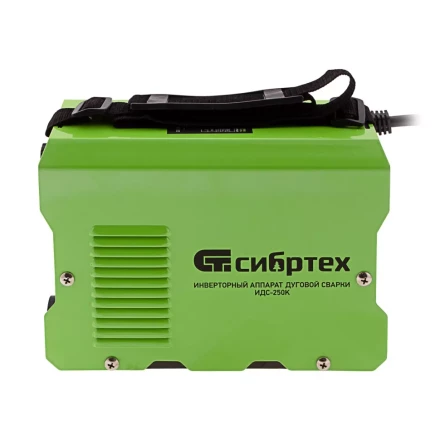 Инверторный аппарат дуговой сварки ИДС-250K, 250 А, ПВ 80%, диаметр электрода 1,6-5 мм Сибртех 94396 купить в Надыме