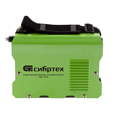 Инверторный аппарат дуговой сварки ИДС-250K, 250 А, ПВ 80%, диаметр электрода 1,6-5 мм Сибртех 94396 купить в Надыме