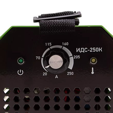 Инверторный аппарат дуговой сварки ИДС-250K, 250 А, ПВ 80%, диаметр электрода 1,6-5 мм Сибртех 94396 купить в Надыме