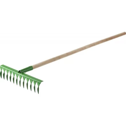 Грабли РОСТОК садовые с черенком, 14 витых зубцов 421900-14 купить в Надыме
