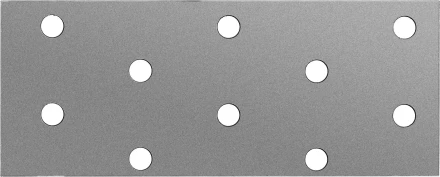 ЗУБР ПС-2.0, 40 x 100 x 2 мм, цинк, соединительная пластина (310256-040-100) купить в Надыме