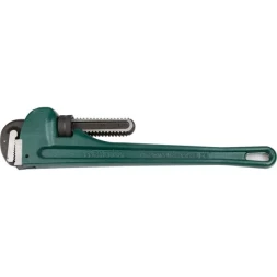 Ключ KRAFTOOL трубный, разводной, быстрозажимной, тип "RIGIT", Cr-Mo губки, высокотехнологичный Al корпус, цельнокованный, 21/2"/450мм 2728-45_z01