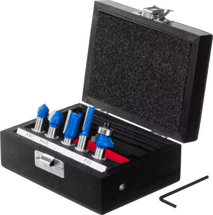 ЗУБР 5 шт, набор профильных фрез по дереву, Профессионал (28795-H5) купить в Надыме