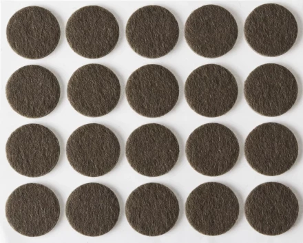 Накладки STAYER "COMFORT" на мебельные ножки, самоклеящиеся, фетровые, коричневые, круглые - диаметр 16 мм, 20 шт 40910-16 купить в Надыме