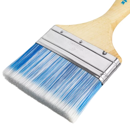 Кисть плоская "Евро" 4", искусственная щетина, деревянная ручка MTX 83074 купить в Надыме