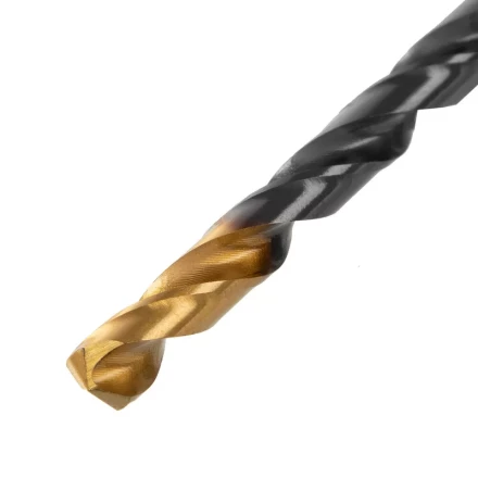 Сверло по металлу, 5,5 мм, HSS-Tin, Golden Tip, 10 шт. Denzel 717214 купить в Надыме
