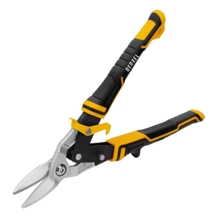 Ножницы по металлу Denzel 78370, 270 мм, прямой рез, сталь-CrMo, трехкомпонентные рукоятки купить в Надыме