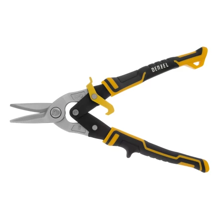 Ножницы по металлу Denzel 78370, 270 мм, прямой рез, сталь-CrMo, трехкомпонентные рукоятки купить в Надыме