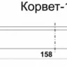 Нож К-102 комлект 3шт Корвет 25531 купить в Надыме