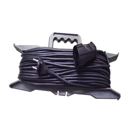 Сварочный удлинитель силовой 20м на рамке GLANZEN штепс. Гнездо ПВС 2*2,5 20м ER-20-010 купить в Надыме