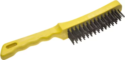 Щетка STAYER "MASTER" проволочная стальная с пластмассовой ручкой, 5 рядов 35015-5 купить в Надыме