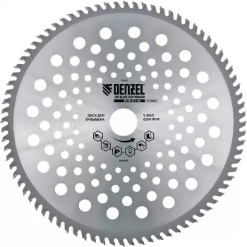 Диск для триммера 230 х 25,4 толщина 1,3 мм 40 зубьев DENZEL 96340 купить в Надыме