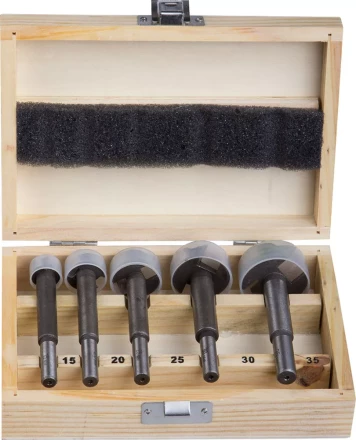 Набор сверл Форстнера по дереву "Maxcut", 5шт( d=10-35мм), STAYER 29985-H5 29985-H5 купить в Надыме